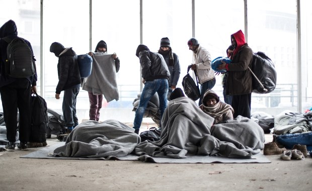 Ponad 100 migrantów zajęło budynek po Komisji Europejskiej