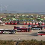 Ponad 1000 autobusów ewakuuje skautów w Korei Południowej