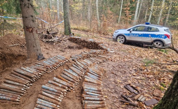 Ponad 2 tys. niewybuchów znaleziono koło Giżycka