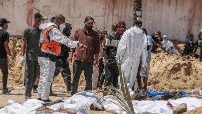 Ponad 300 ciał w masowym grobie. Izraelska armia zabrała głos