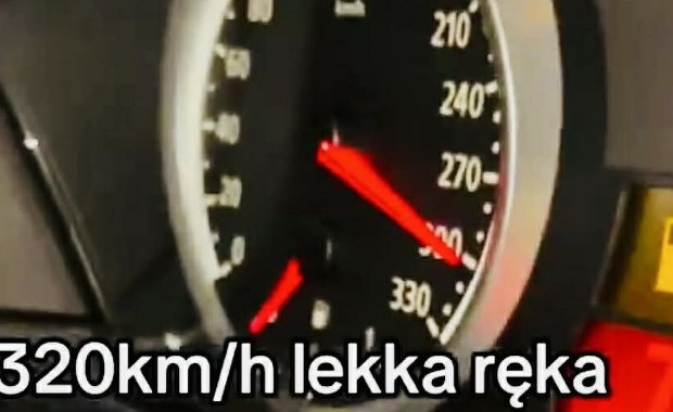 Ponad 300 km/h na autostradzie. Skrajna nieodpowiedzialność kierowcy BMW
