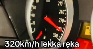 Ponad 300 km/h na autostradzie. Skrajna nieodpowiedzialność kierowcy BMW