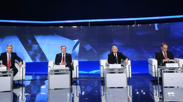 Ponad 4 mln osób oglądały niedzielną debatę na antenach TVP / fot. Adam Chelstowski /Agencja FORUM