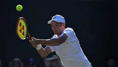 Ponad trzy godziny gry. Pasjonujący bój Polaka na Wimbledonie
