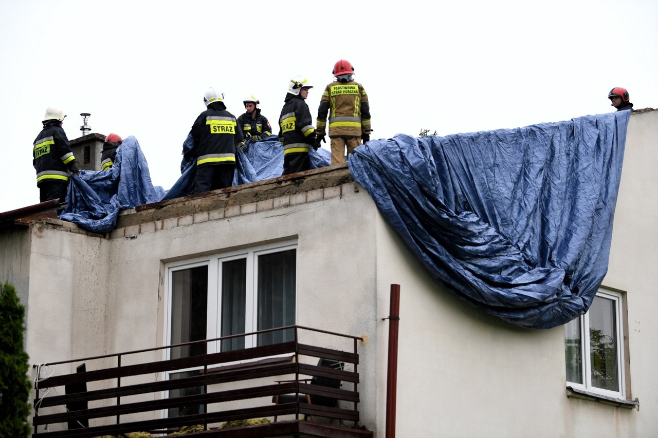 Ponad tysiąc interwencji strażaków. Nad Polską przeszły nawałnice