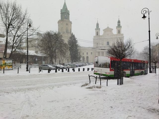 Poniedziałkowy poranek na ulicach Lublina /Gorąca Linia RMF FM