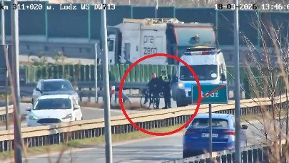 Poniosła go fantazja. Rowerzysta ukarany za jazdę autostradą