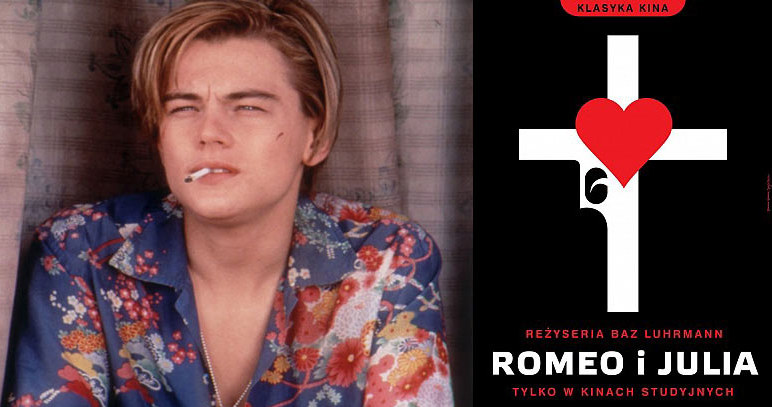 Ponownej premierze filmu "Romeo i Julia" towarzyszy oryginalny plakat /materiały dystrybutora