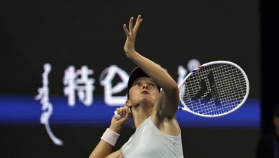 Popis Igi Świątek w chińskim Wuhan