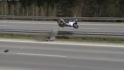 Popisy na "patelniach" na zakopiance. Motocykliści kpią z przepisów i policji