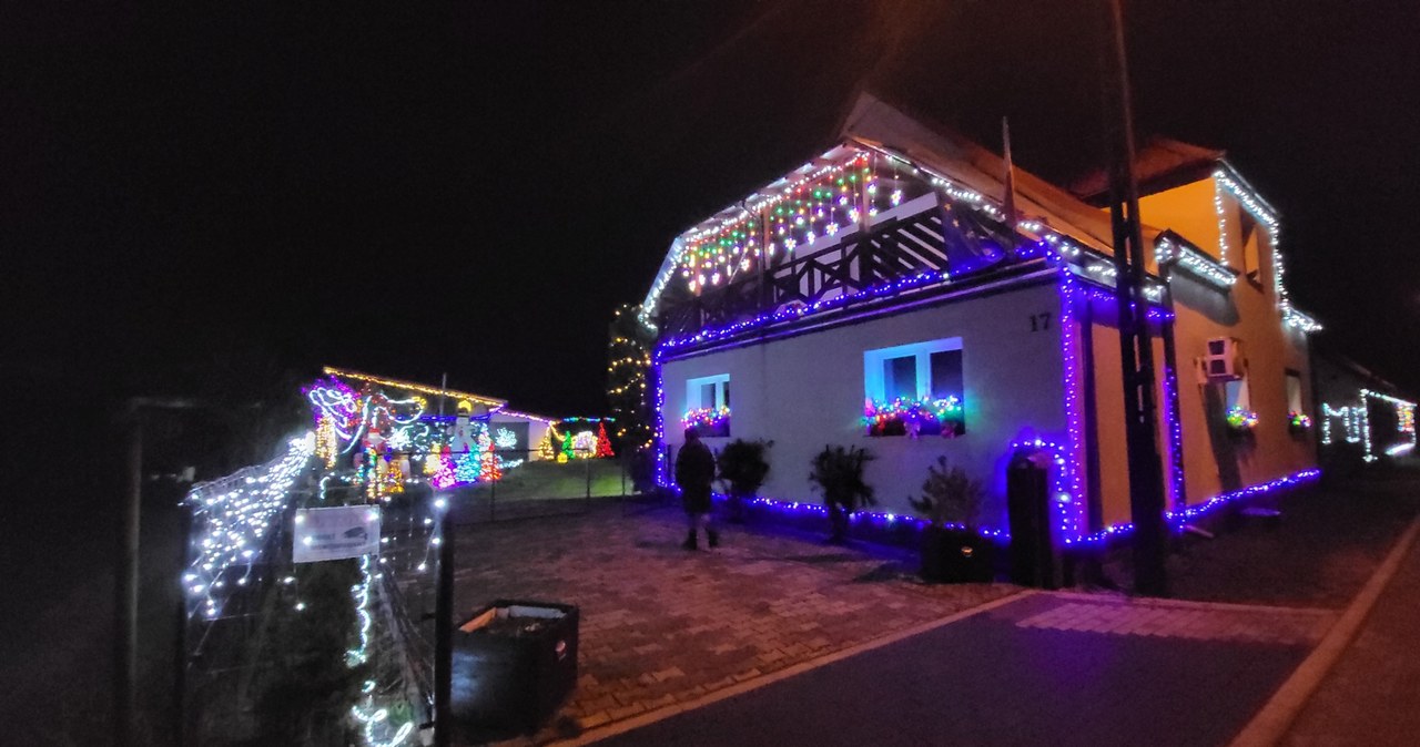 Popowo. Świąteczne iluminacje 