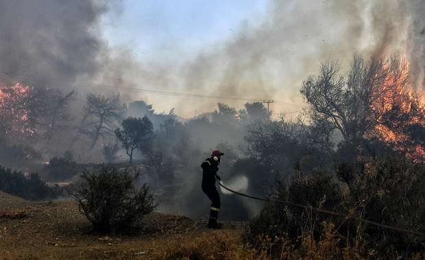 Poprawiła się sytuacja pożarowa w Grecji. Polscy strażacy w drodze