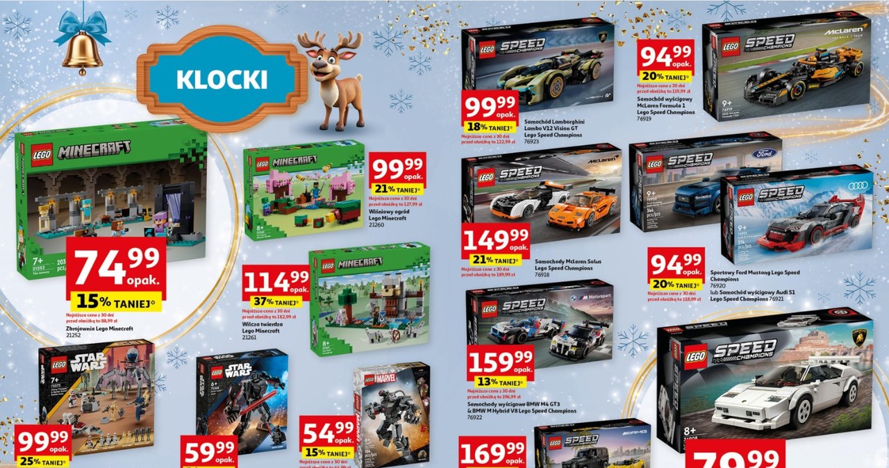 Klocki LEGO od 34 99 z w Auchan Szeroka gama zestawow w promocyjnych cenach Taniomam w INTERIA.PL