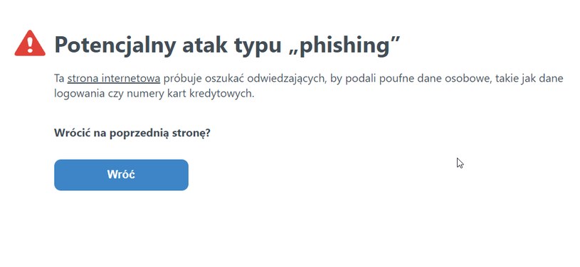 Popularne programy antywirusowe potrafią zablokować strony, które stosują "phishing". /archiwum prywatne