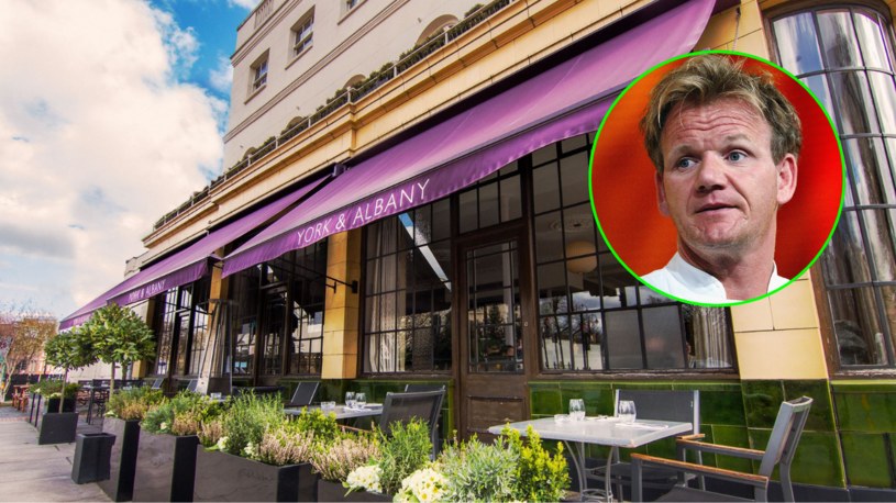 Popularny brytyjski kucharz Gordon Ramsey ma problem. Jego restaurację w centrum Londynu zajęli squatersi /Konto restauracji York&Albany na Facebooku; FREDERICK M. BROWN/Getty Images North America/AFP /