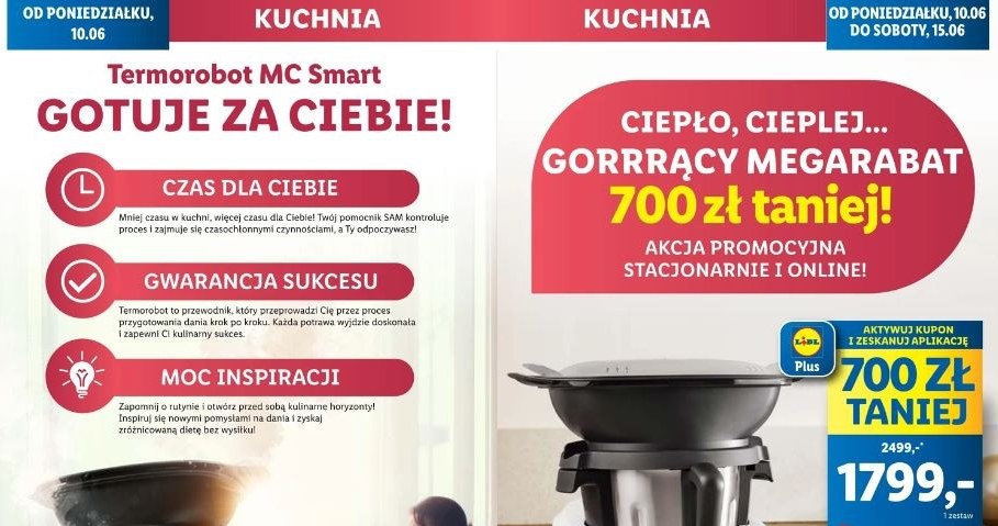 Popularny termorobot o 700 zł taniej w Lidlu! /Lidl /INTERIA.PL