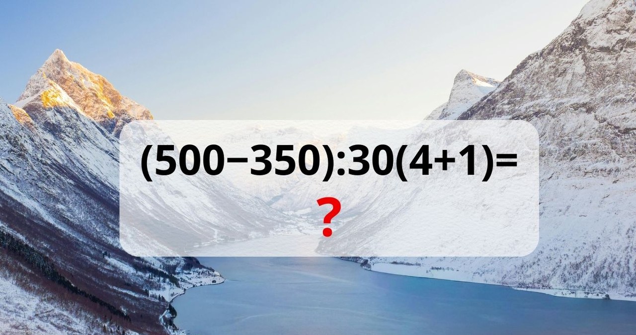 Poradzisz sobie z zagadką matematyczną, która podzieliła ludzi? /Canva Pro /Canva Pro