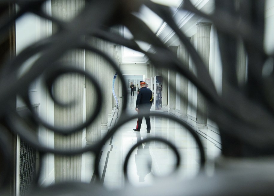 Poranna czesc obrad Sejmu odbywała się w trybie tajnym /	Wojciech Olkuśnik /East News