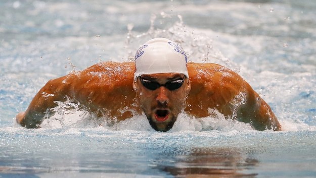 "Porażki bardzo mnie motywują" - powiedział po przegranej Michael Phelps /ERIK S. LESSER /PAP/EPA