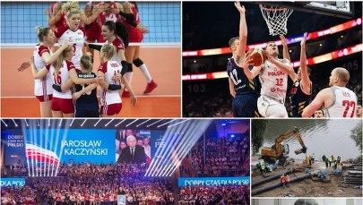 Porażki Polaków na sportowych parkietach. W polityce „hattrick Kaczyńskiego” [PODSUMOWANIE WEEKENDU]