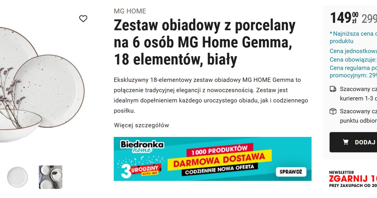 Porcelana MG Home z Biedronki podbija serca Polek. Te wzory zachwycają! /Biedronka Home /INTERIA.PL