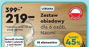 Porcelanowy zestaw obiadowy /Biedronka /INTERIA.PL