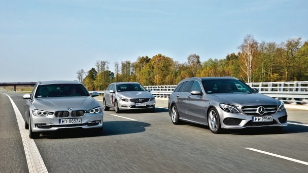 Porównanie: BMW 3 Touring, Mercedes C Kombi, Volvo V60 /Motor