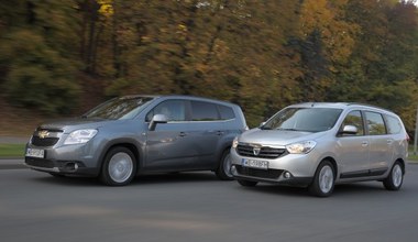 Porównanie: Chevrolet Orlando, Dacia Lodgy