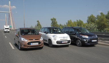 Porównanie: Citroen C3 Picasso, Fiat 500L, Ford B-Max