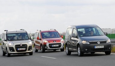 Porównanie: Fiat Doblo, Peugeot Partner, Volkswagen Caddy