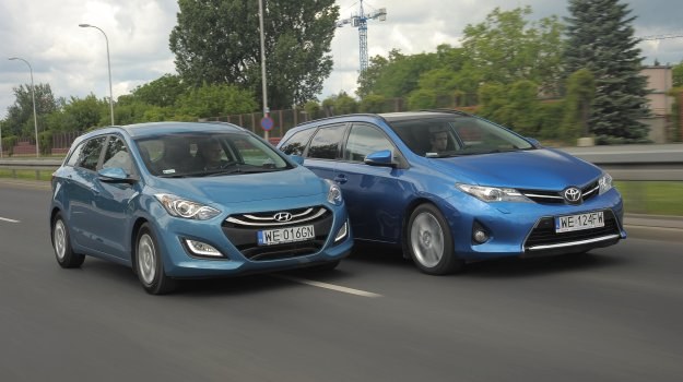 Porównanie: Hyundai i30 Wagon, Toyota Auris Touring Sports /Motor