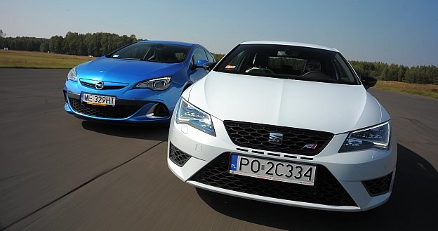 Porównanie: Opel Astra OPC, Seat Leon SC Cupra 280 /Motor