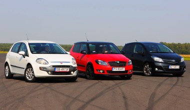 Porównanie samochodów używanych: Fiat Punto, Skoda Fabia, Toyota Yaris