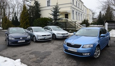 Porównanie: Skoda Octavia, VW Golf, VW Jetta, VW Passat