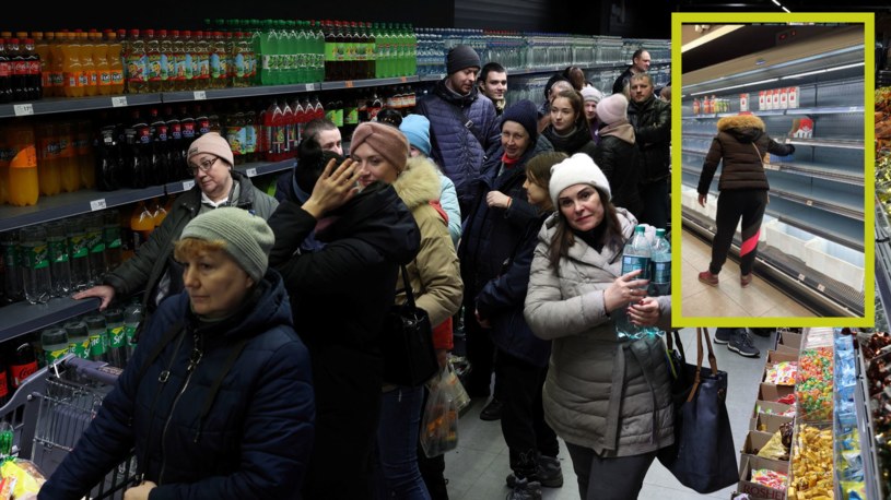 Porównanie zdjęć sklepów w Chersoniu z rosyjskiej okupacji i po wyzwoleniu daje obraz tego, jak wygląda rosyjski mir /© 2022 Reuters