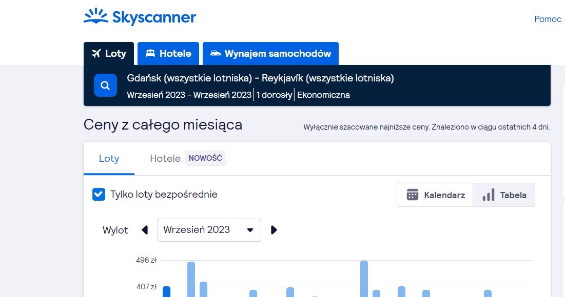 Porównywarka tanich lotów, czyli Skyscaner. /Skyscanner /materiał zewnętrzny