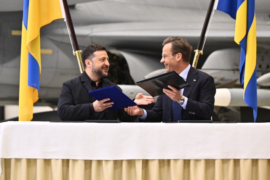 Porozumienie między Ukrainą a Szwecją podpisane /EPA/CHRISTINE OLSSON /PAP/EPA