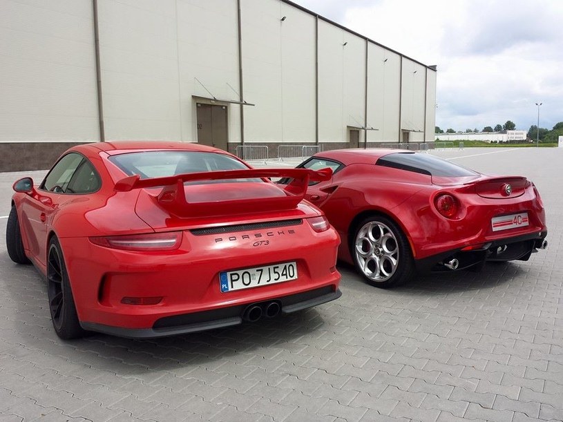 Porsche 911 GT3 i Alfa Romeo 4C /INTERIA.PL