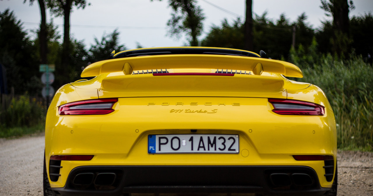 Porsche 911 Turbo S Cabriolet /INTERIA.PL