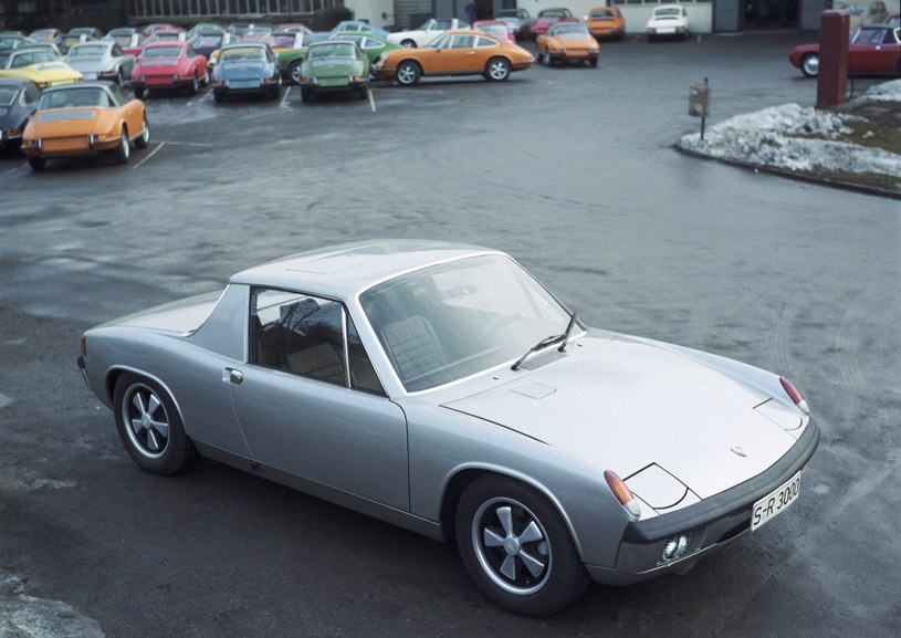 Porsche 914/8 rok modelowy 1969 w fabryce nr 2 /Informacja prasowa