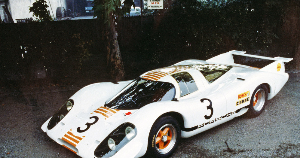 Porsche 917-001 na salonie we Frankfurcie w 1969 roku /Informacja prasowa