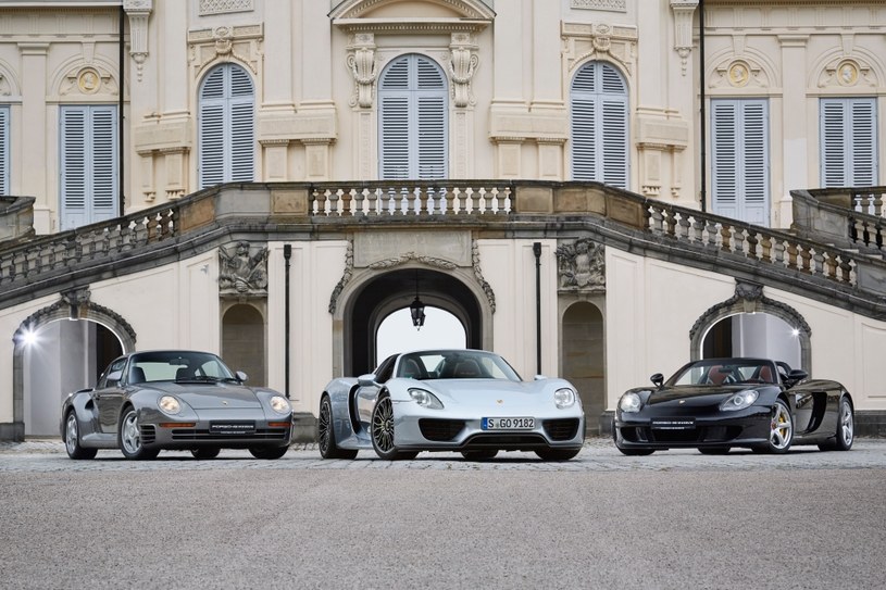 Porsche: 959, 918 Spyder oraz Carrera GT /Informacja prasowa