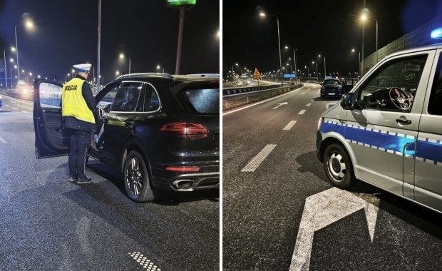Porsche jechało pod prąd obwodnicą. Niebezpieczna sytuacja w Trójmieście