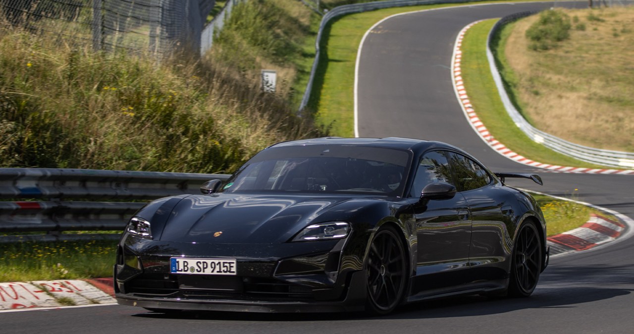 Porsche Taycan z nowym rekordem na północnej pętli Nurburgring /Porsche /materiały prasowe