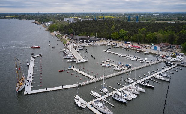 Port jachtowy w Górkach Zachodnich po remoncie może przyjąć 180 jednostek