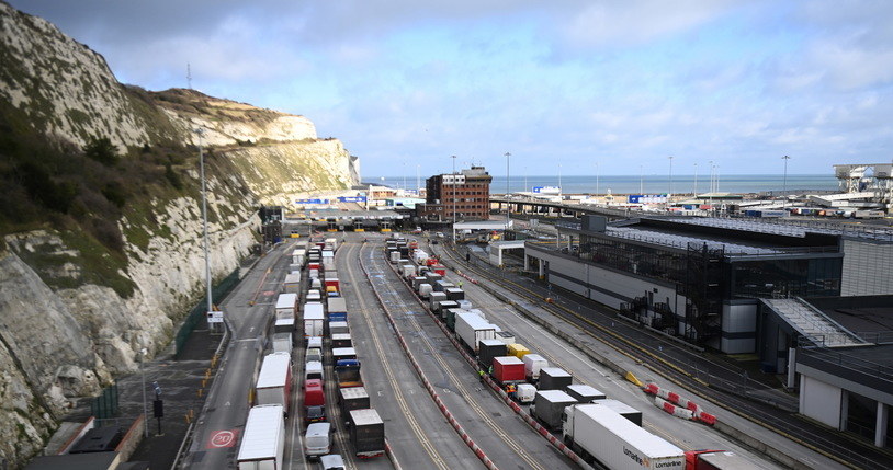 Port w Dover / Andy Rain (PAP/EPA) /Informacja prasowa