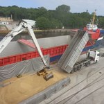 Port w Kołobrzegu znowu portem tranzytowym zboża z Ukrainy 