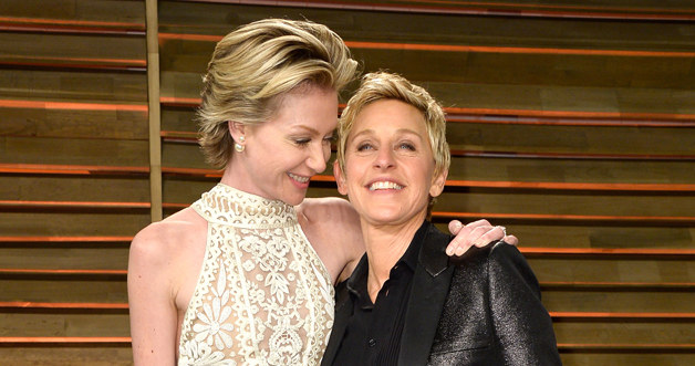 Portia de Rossi i Ellen DeGeneres /Pascal Le Segretain /Getty Images