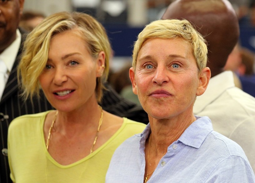 Portia de Rossi i Ellen DeGeneres /STRINGER /Getty Images