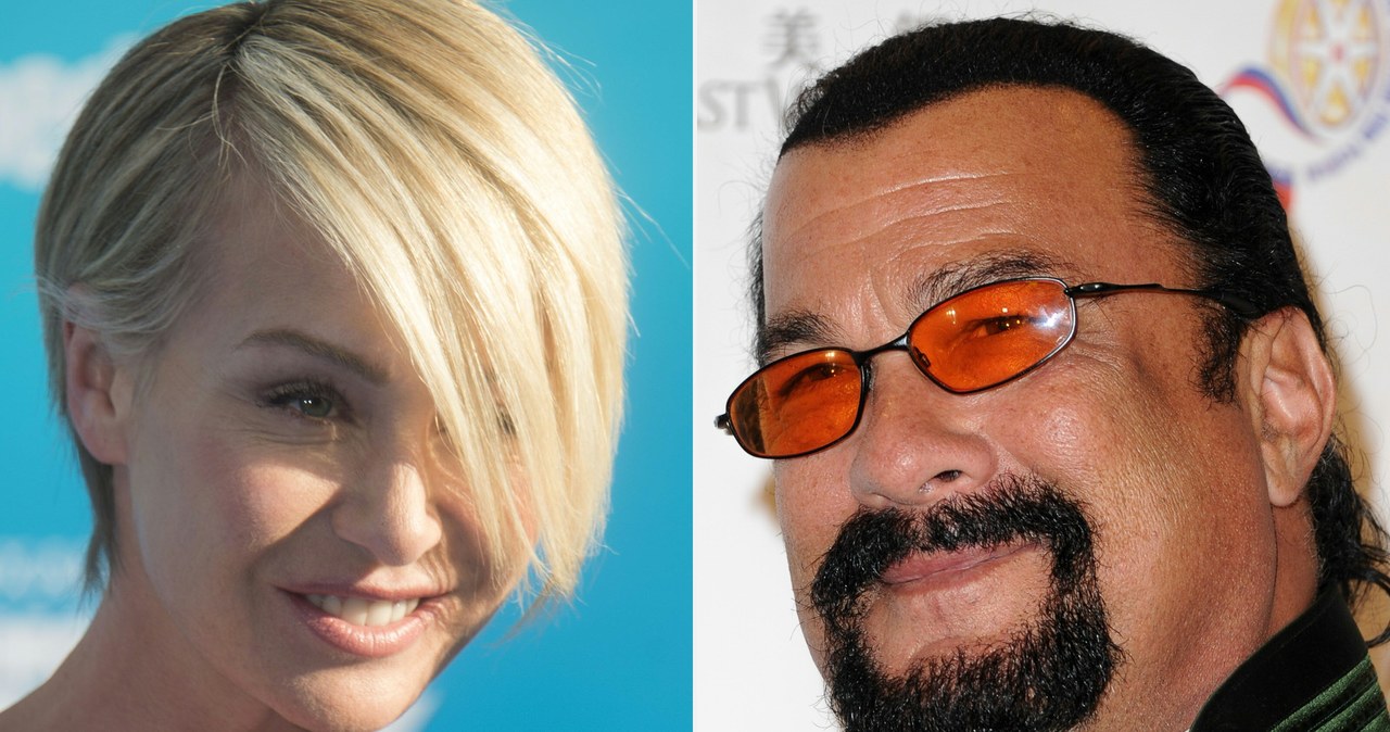 Portia de Rossi i Steven Seagal /Valerie Macon /AFP